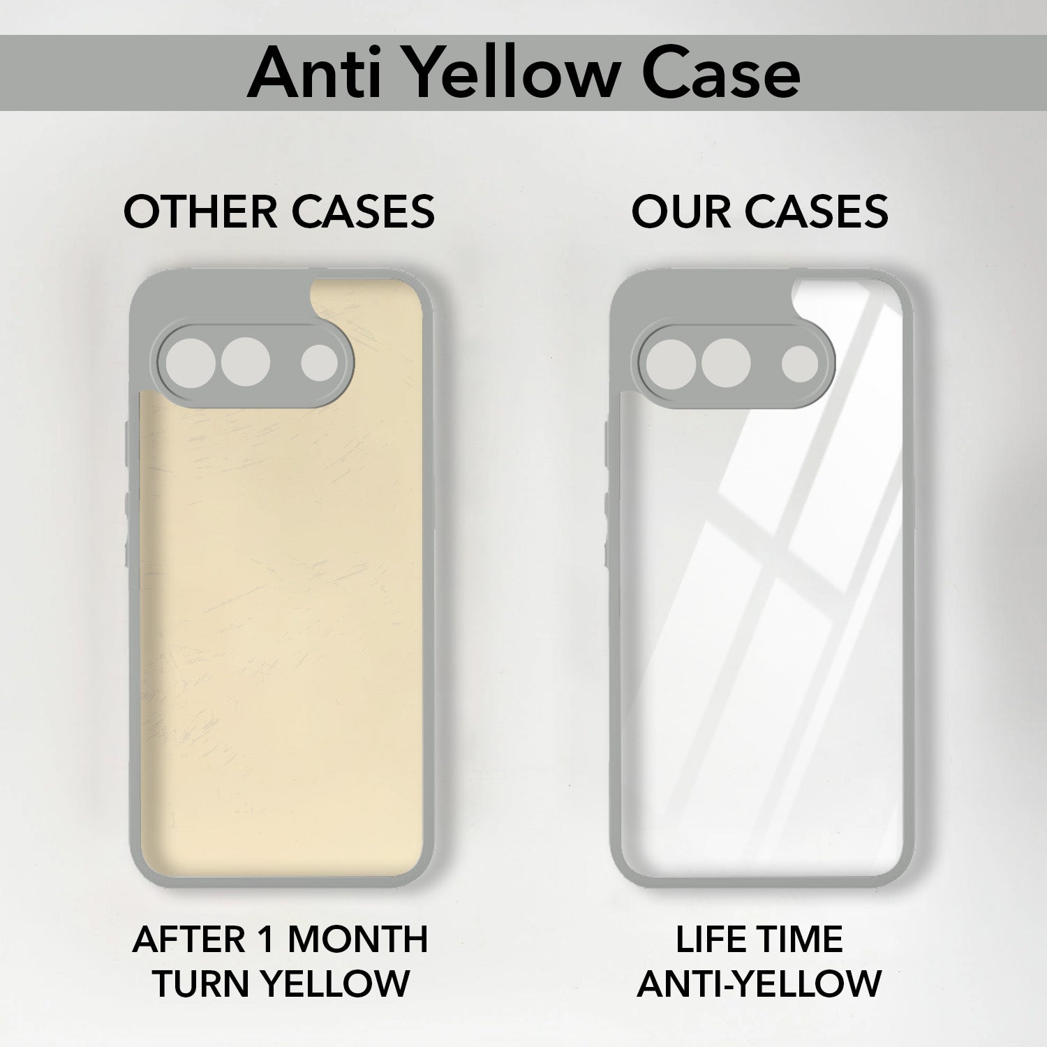 For Google Pixel 10a Back Cover Case Ultra-Hybrid (Lifetime Anti Yellow | Anti Scratch | Crystal Clear Shockproof)