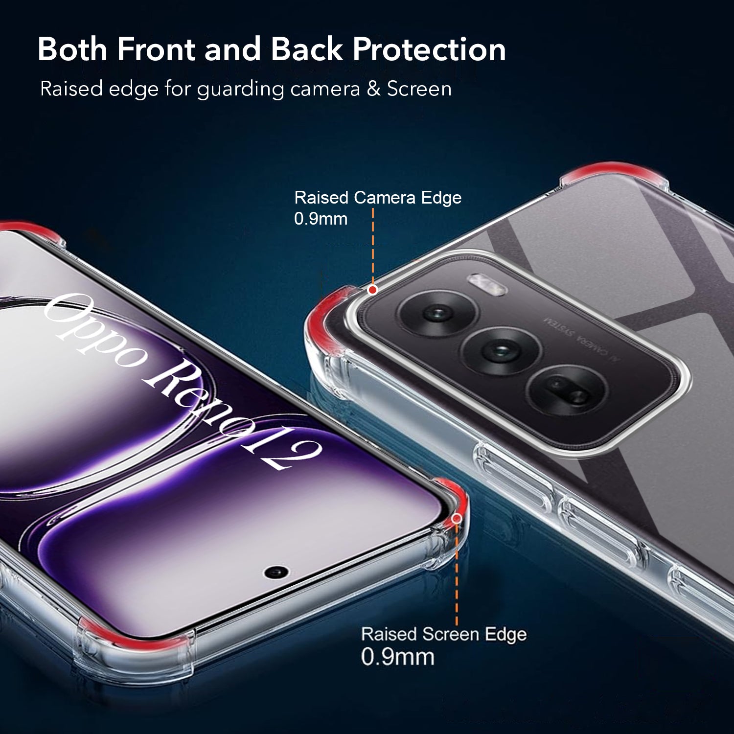 For Oppo Reno12 5G | Oppo Reno 12 5G  Back Cover (Drop & Camera Protection | Hard Polycarbonate)
