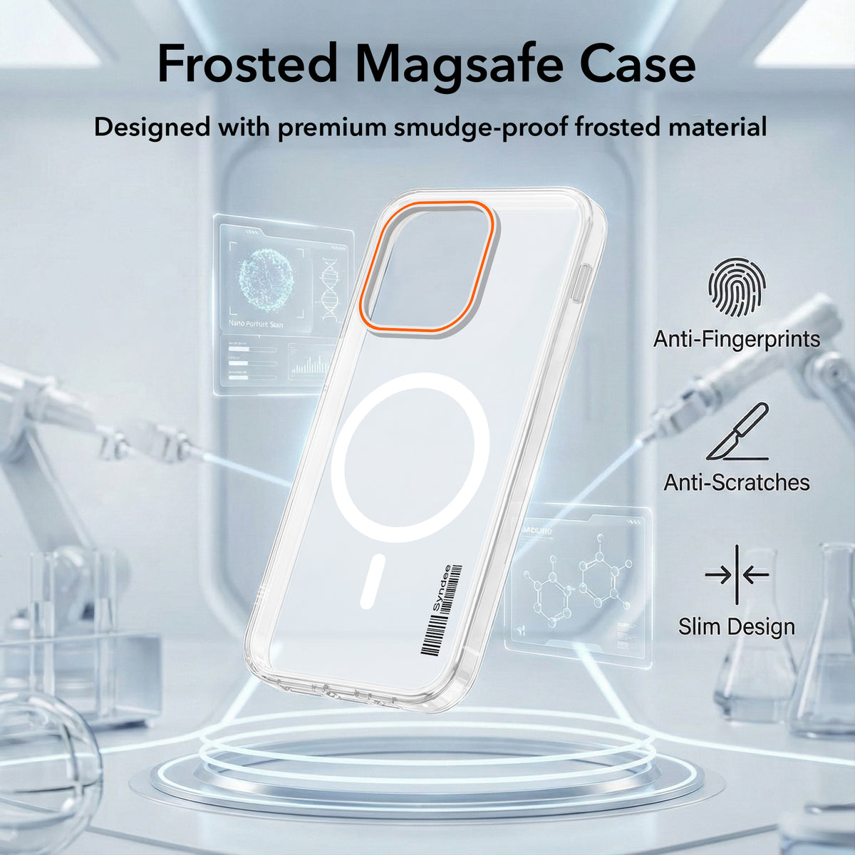 For Oppo Reno 16C 5G Back Cover Case (Soft Touch | Camera Bump Protection | MagSafe Compatible | Matte Finish)