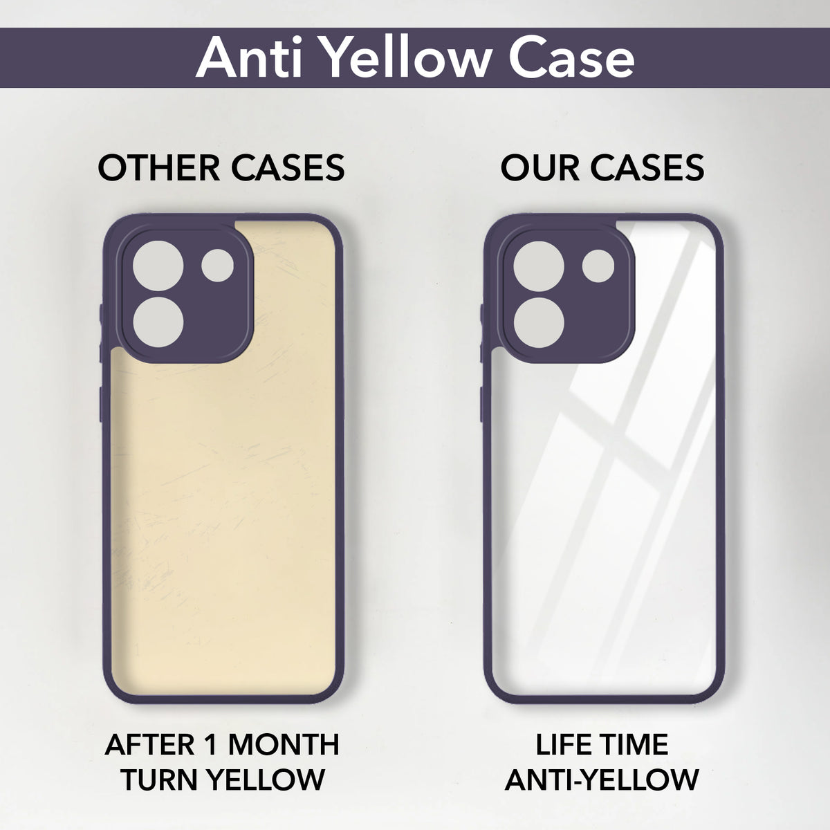 For Redmi Note 17 Pro Max 5G Back Cover Case Ultra-Hybrid (Lifetime Anti Yellow | Anti Scratch | Crystal Clear Shockproof)