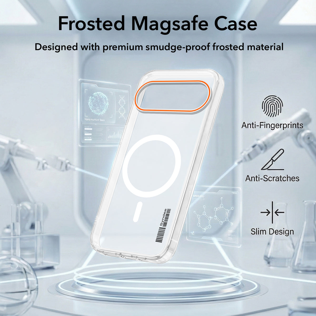 For Google Pixel 11 Pro Back Cover Case (Soft Touch | Camera Bump Protection | MagSafe Compatible | Matte Finish)