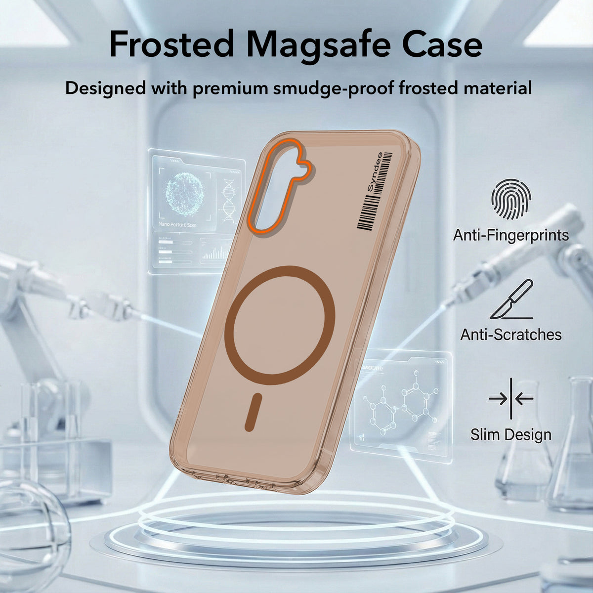 For Samsung Galaxy A34 5G Back Cover Case (Soft Touch | Camera Bump Protection | MagSafe Compatible | Matte Finish)