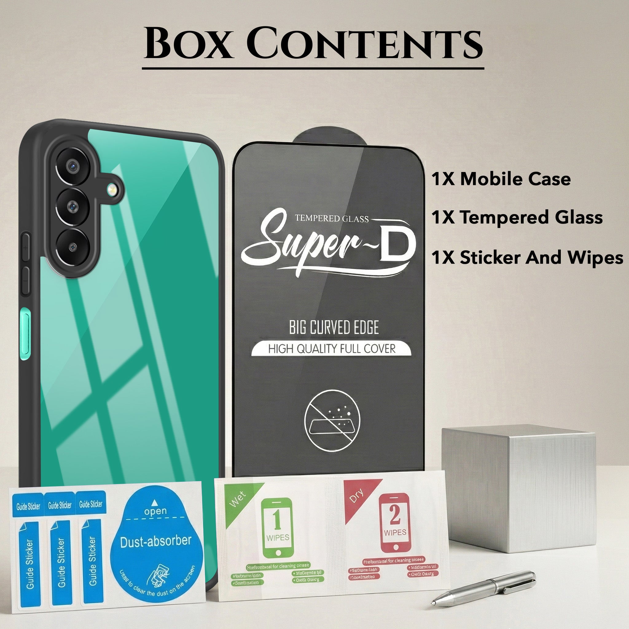 For Samsung Galaxy F70 Pro 5G (Combo with Back Cover and 9H Tempered Glass (Lifetime Anti-Yellow | Crystal Clear Shockproof | Oleophobic Coating Screen Glass)