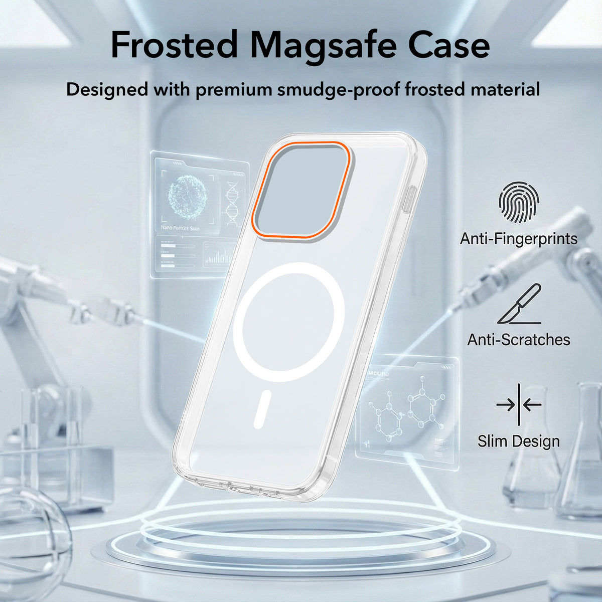 For Oppo Reno 16 Back Cover Case (Soft Touch | Camera Bump Protection | MagSafe Compatible | Matte Finish)