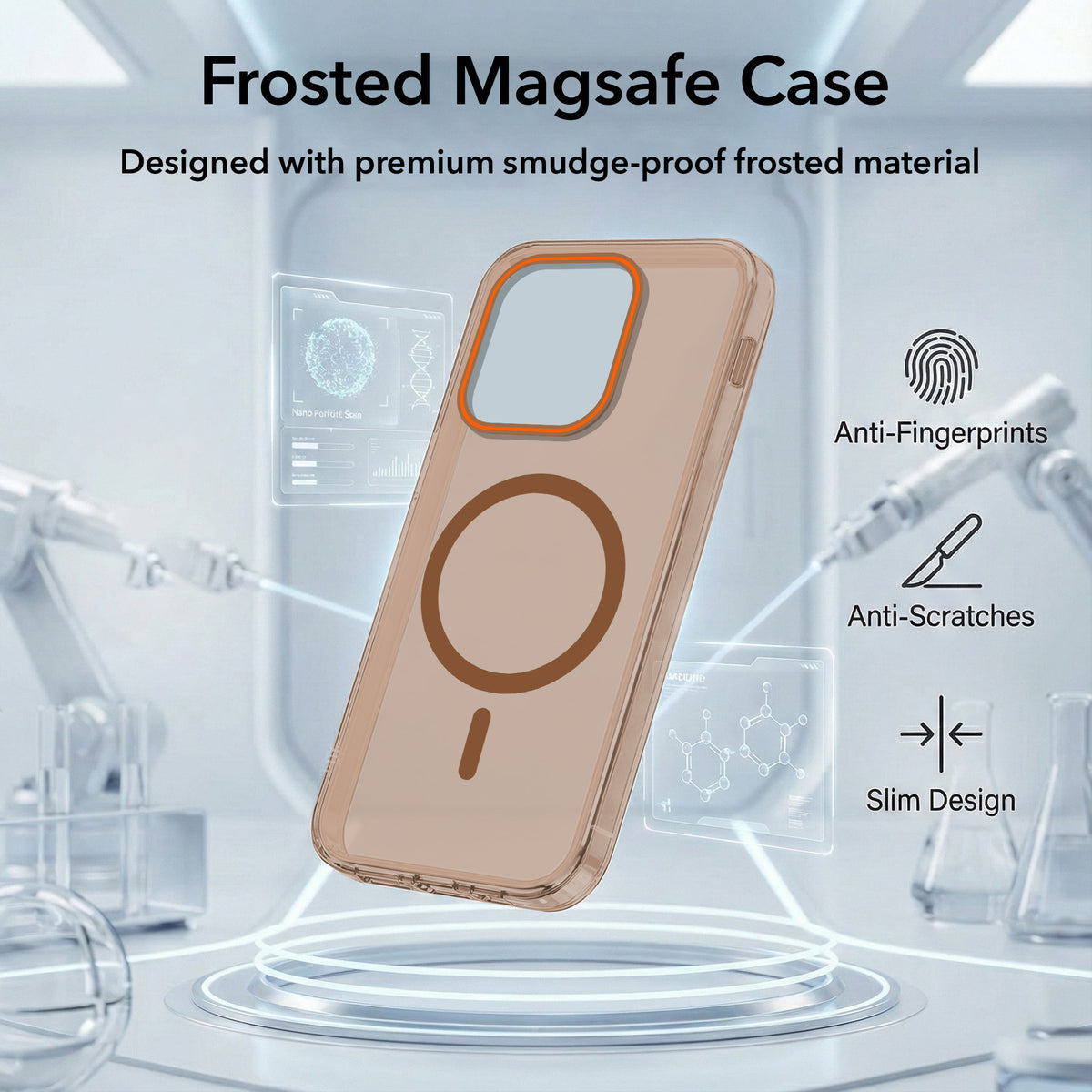 For Oppo Reno 16 Back Cover Case (Soft Touch | Camera Bump Protection | MagSafe Compatible | Matte Finish)