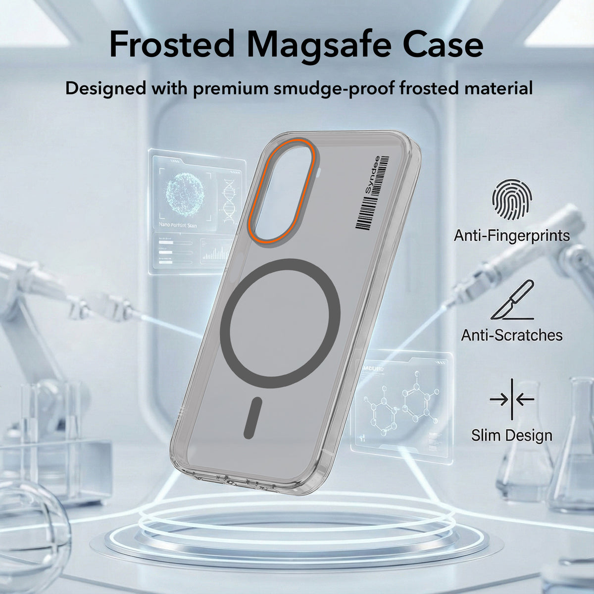 For Poco C81 5G Back Cover Case (Soft Touch | Camera Bump Protection | MagSafe Compatible | Matte Finish)