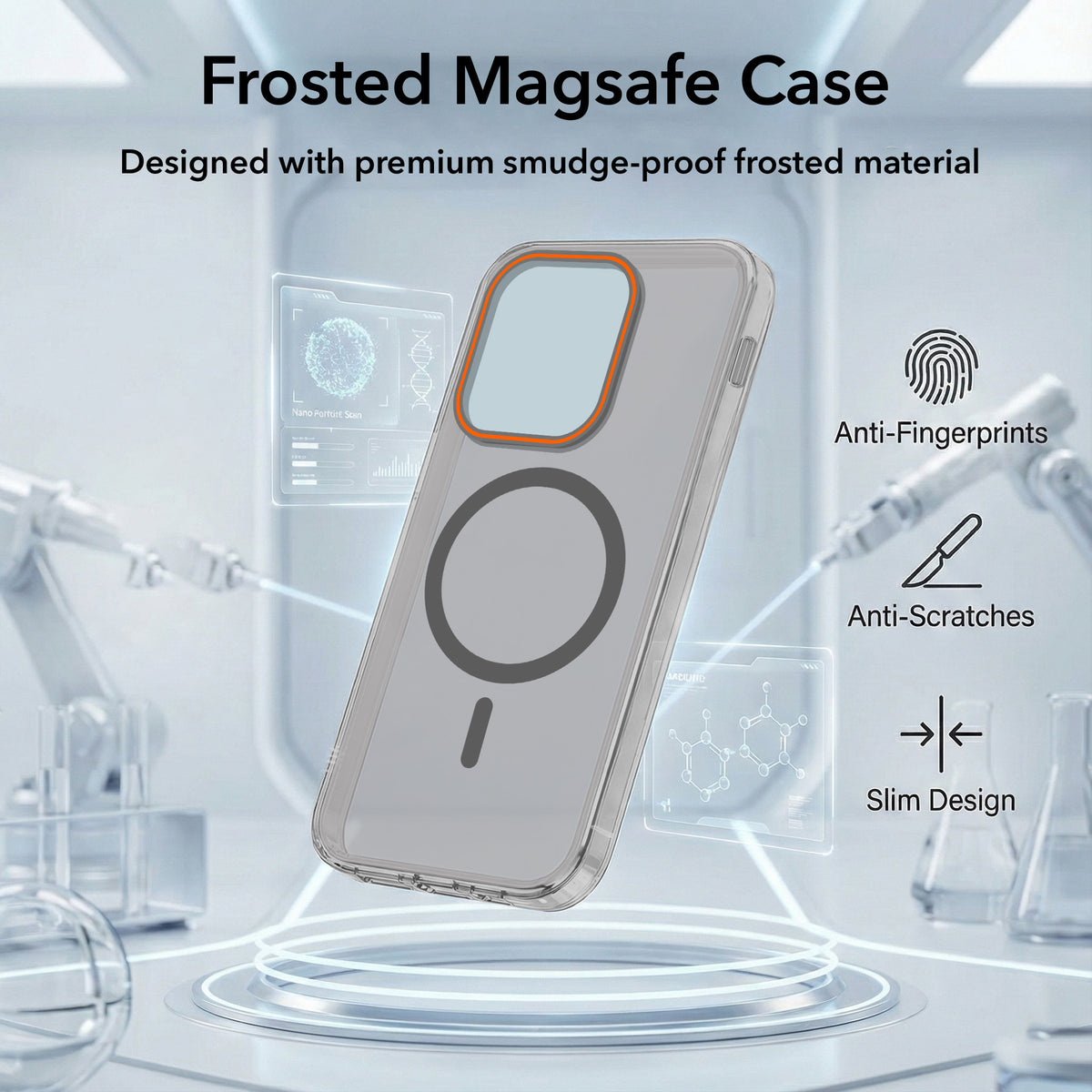 For Oppo Reno 16 Back Cover Case (Soft Touch | Camera Bump Protection | MagSafe Compatible | Matte Finish)