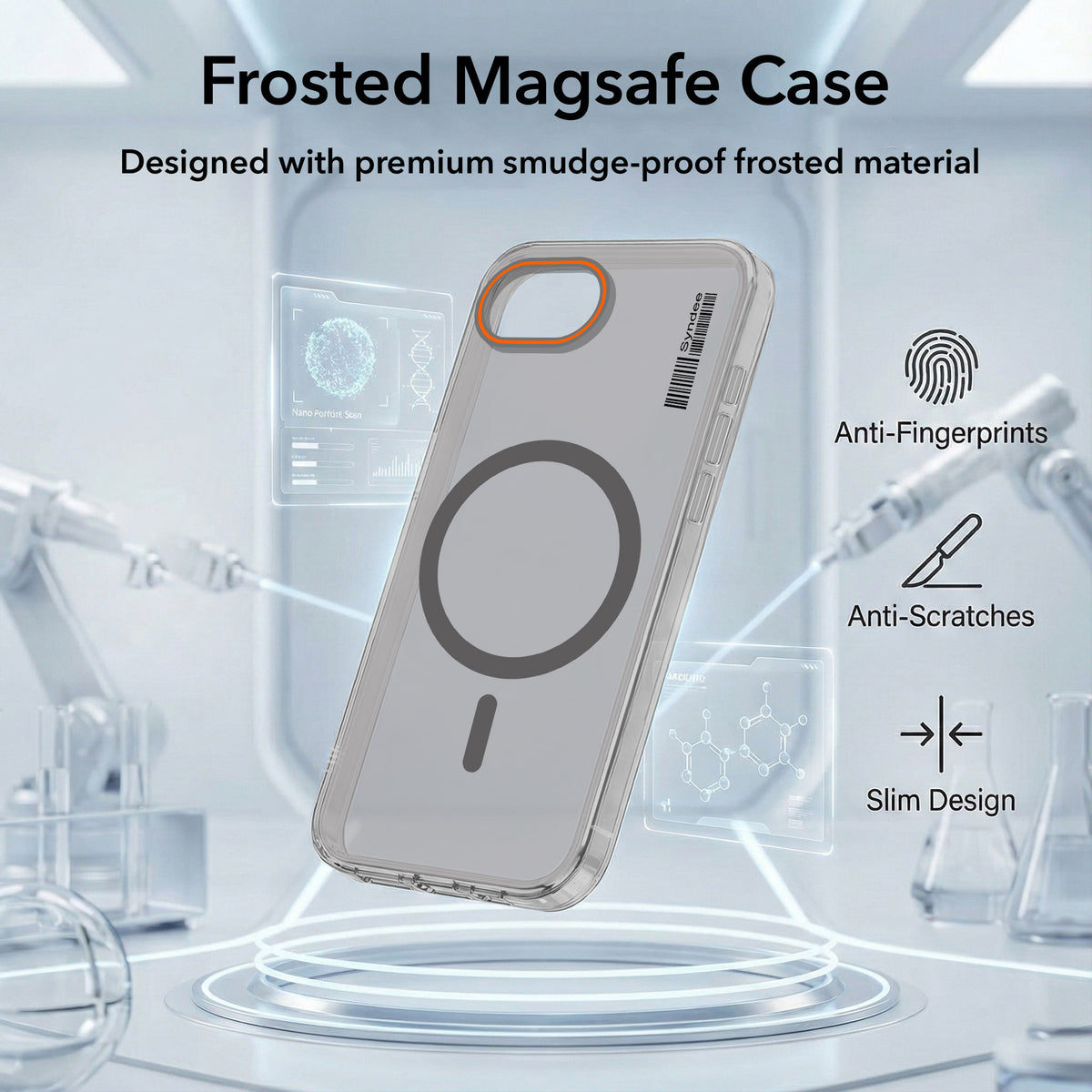 For Apple iPhone 16e | iPhone 17e Back Cover Case (Soft Touch | Camera Bump Protection | MagSafe Compatible | Matte Finish)