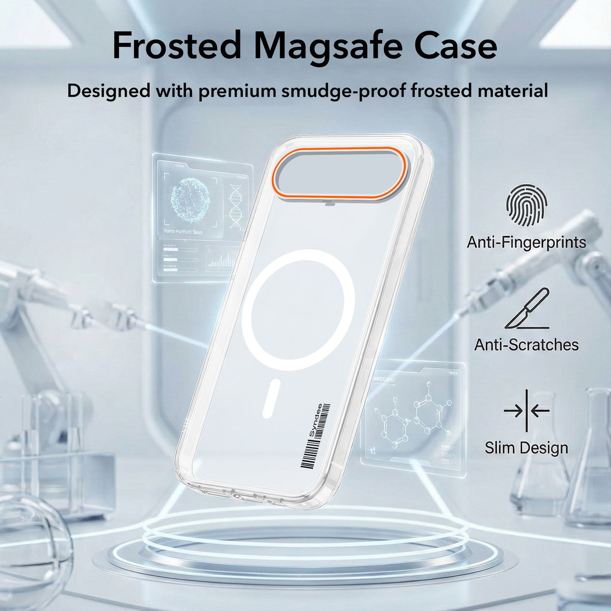 For Vivo X300 FE Back Cover Case (Soft Touch | Camera Bump Protection | MagSafe Compatible | Matte Finish)