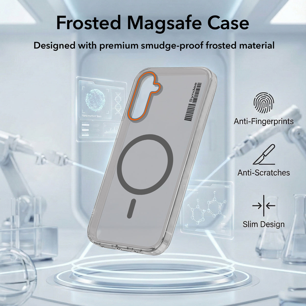 For Samsung Galaxy A34 5G Back Cover Case (Soft Touch | Camera Bump Protection | MagSafe Compatible | Matte Finish)