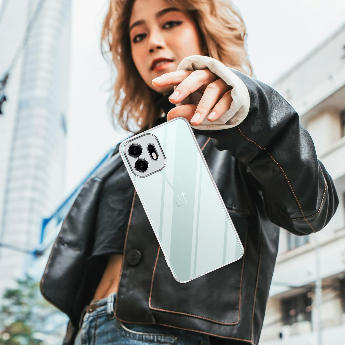 For OnePlus N6 Back Cover Case Silicone (Clear Shockproof Case with Camera Protection | Soft and Flexible | Transparent)
