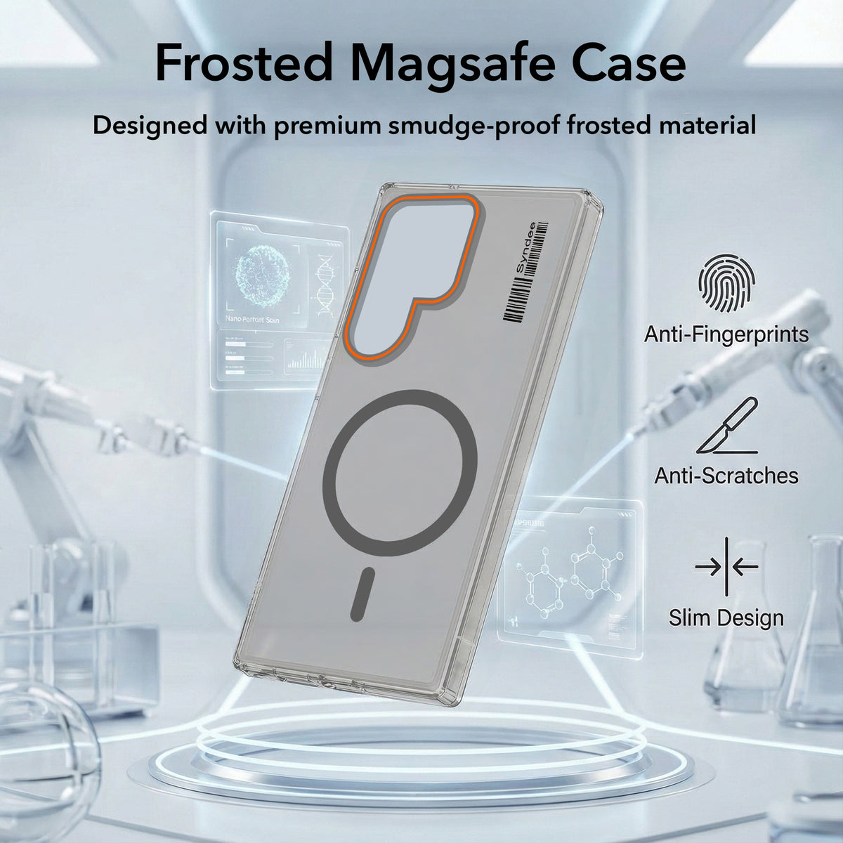 For Samsung Galaxy S26 Ultra Back Cover Case (Soft Touch | Camera Bump Protection | MagSafe Compatible | Matte Finish)