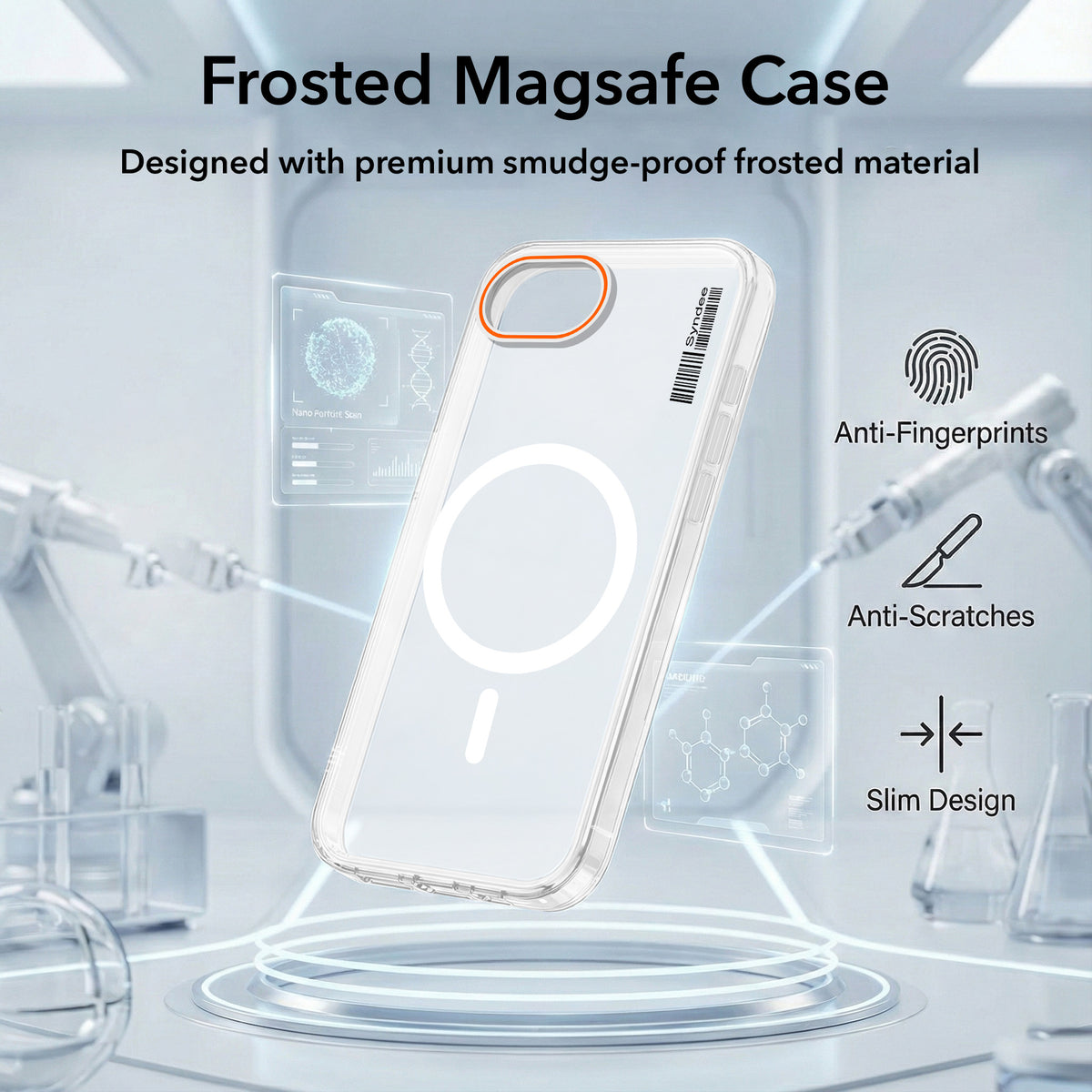 For Apple iPhone 16e | iPhone 17e Back Cover Case (Soft Touch | Camera Bump Protection | MagSafe Compatible | Matte Finish)