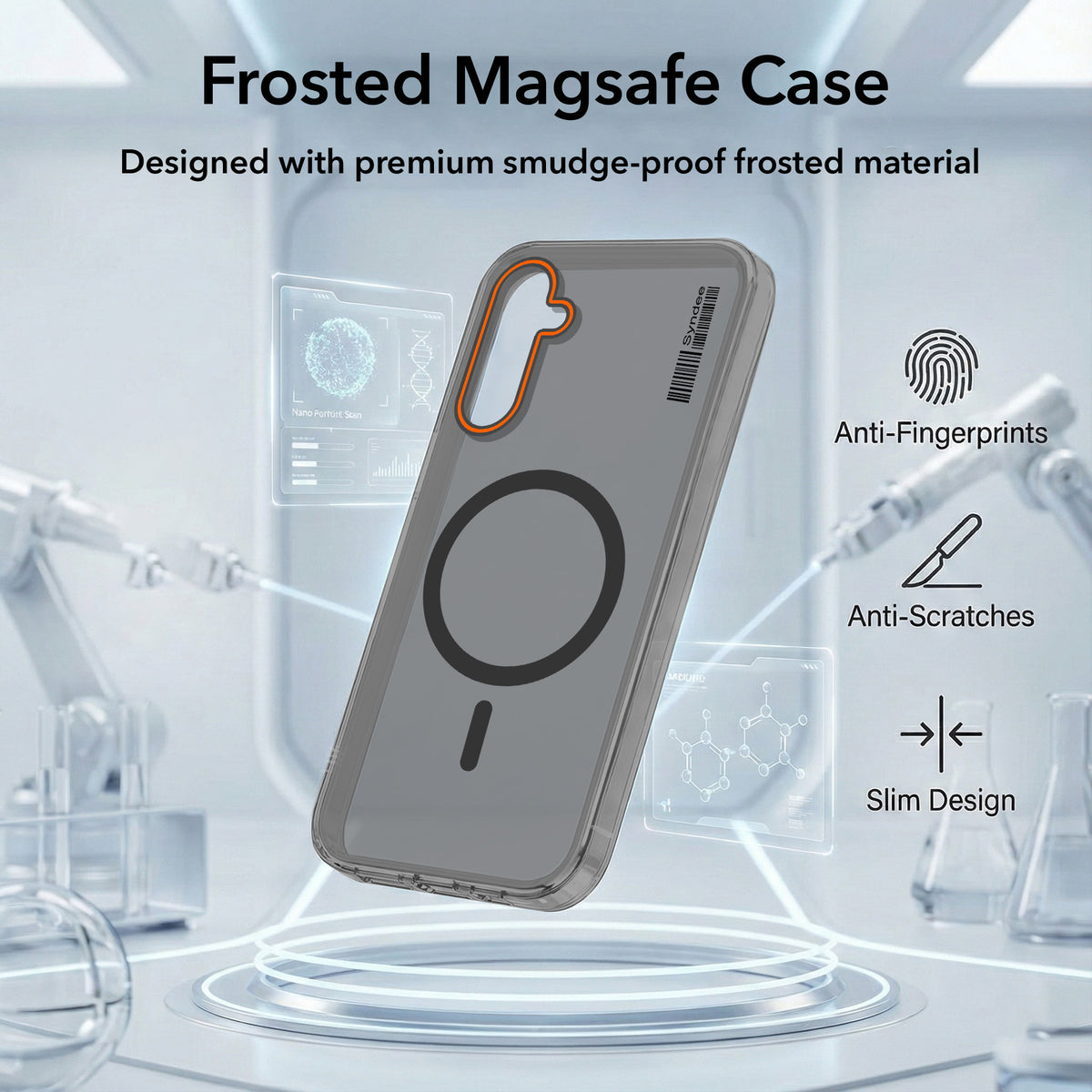 For Samsung Galaxy A34 5G Back Cover Case (Soft Touch | Camera Bump Protection | MagSafe Compatible | Matte Finish)