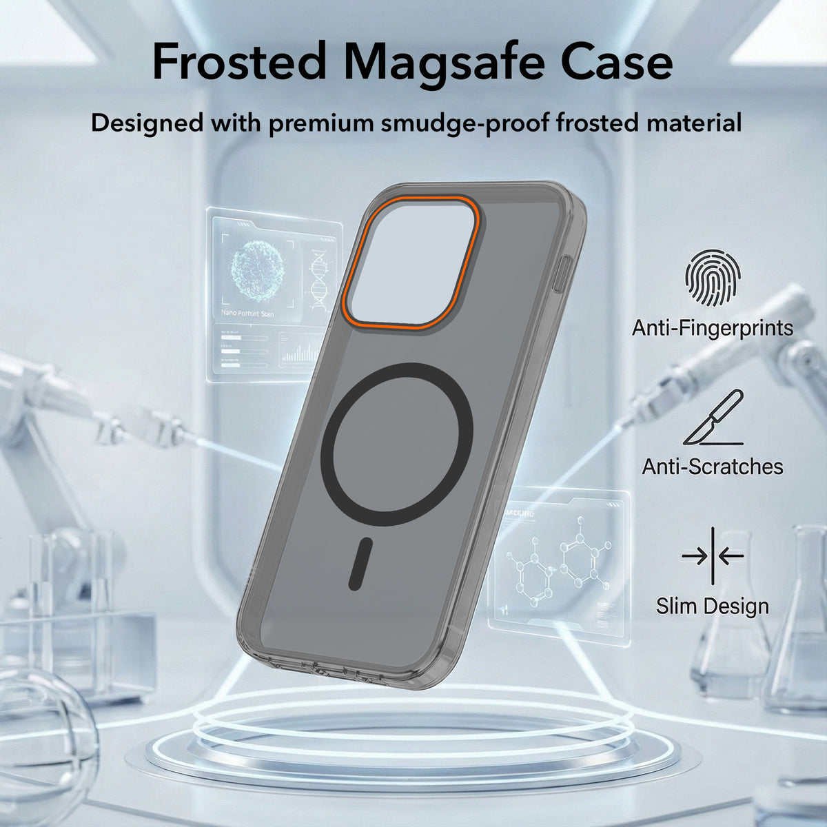 For Oppo Reno 16 Back Cover Case (Soft Touch | Camera Bump Protection | MagSafe Compatible | Matte Finish)