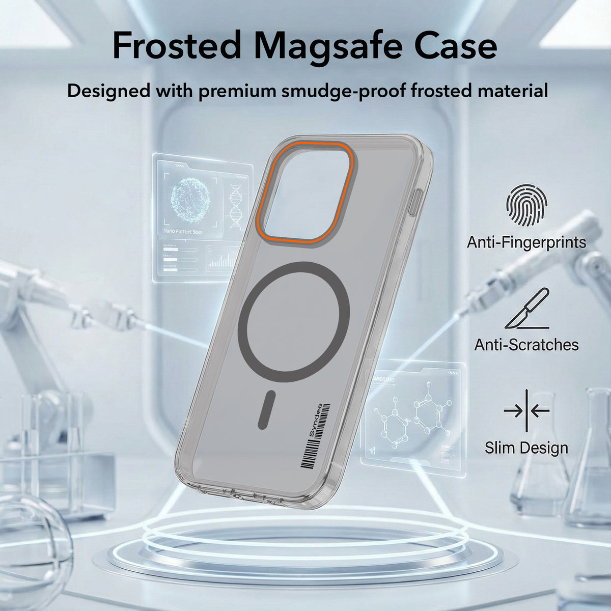 For Oppo Reno 16C 5G Back Cover Case (Soft Touch | Camera Bump Protection | MagSafe Compatible | Matte Finish)