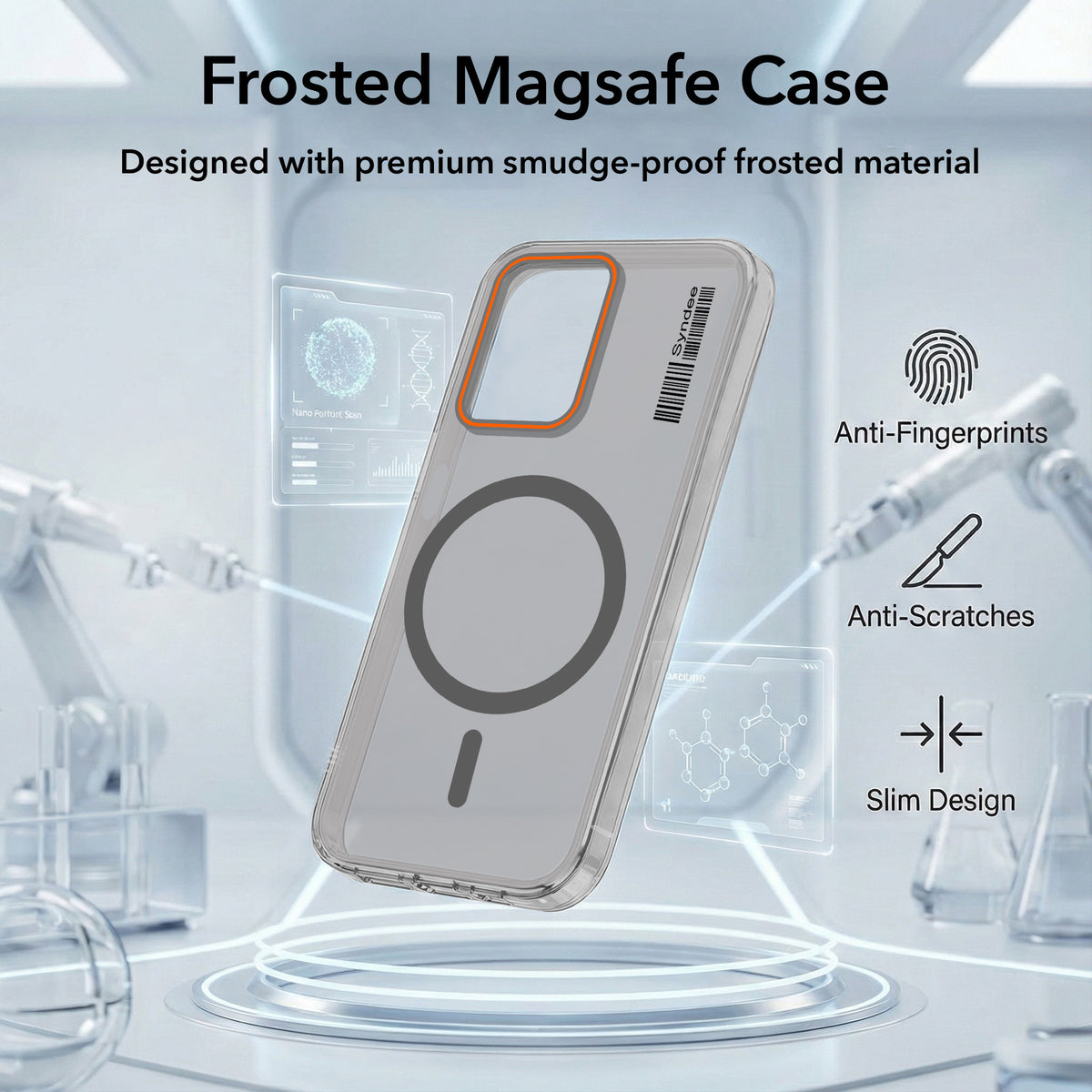 For Redmi 15A 5G Back Cover Case (Soft Touch | Camera Bump Protection | MagSafe Compatible | Matte Finish)