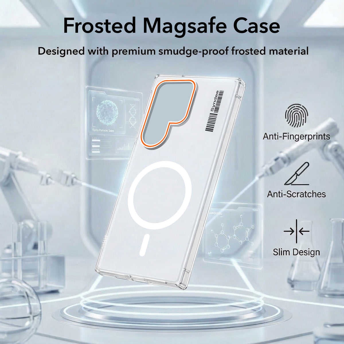 For Samsung Galaxy S26 Ultra Back Cover Case (Soft Touch | Camera Bump Protection | MagSafe Compatible | Matte Finish)