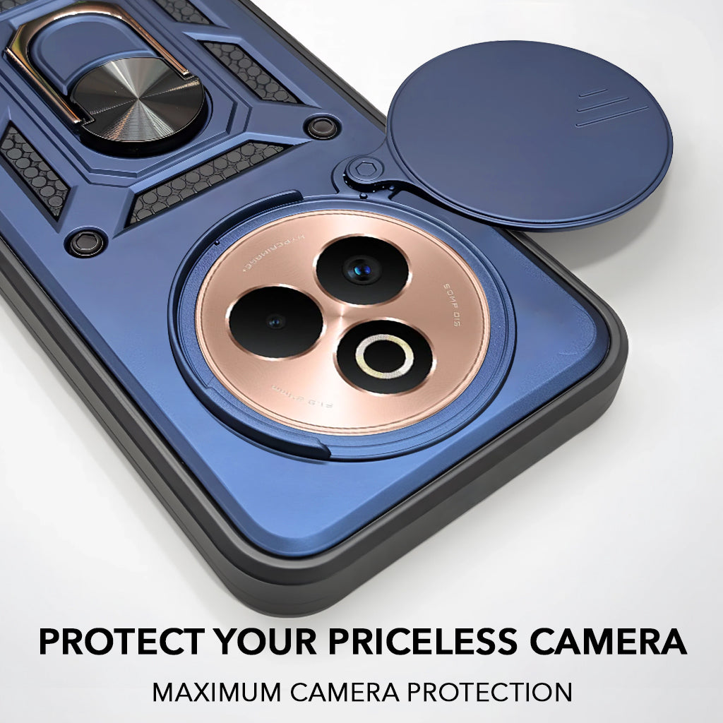 For Realme P3 Pro Back Cover Case (Hybrid Dual Armor Polycarbonate)