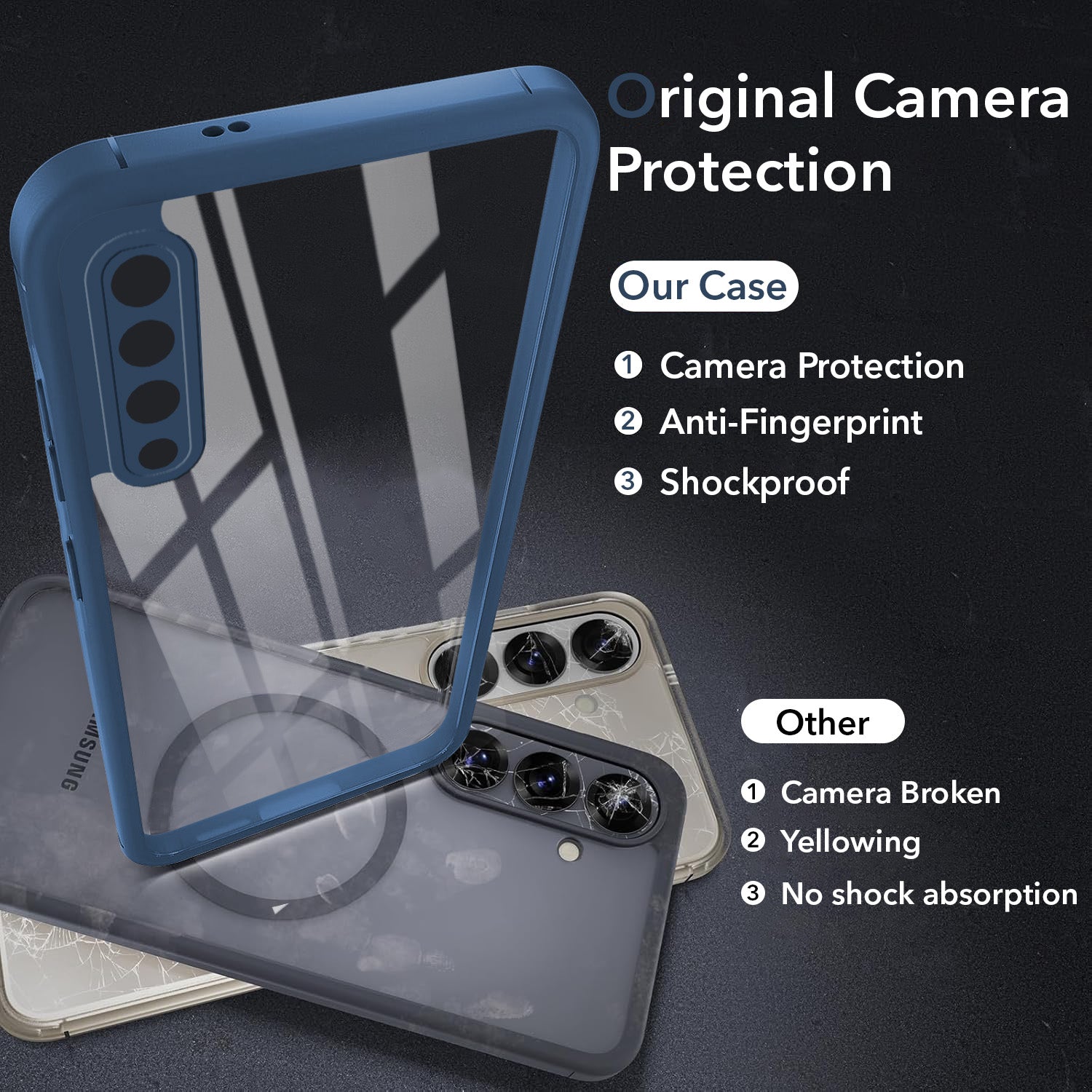 For Samsung Galaxy A30s Back Cover Case Ultra-Hybrid (Lifetime Anti Yellow | Anti Scratch | Crystal Clear Shockproof)