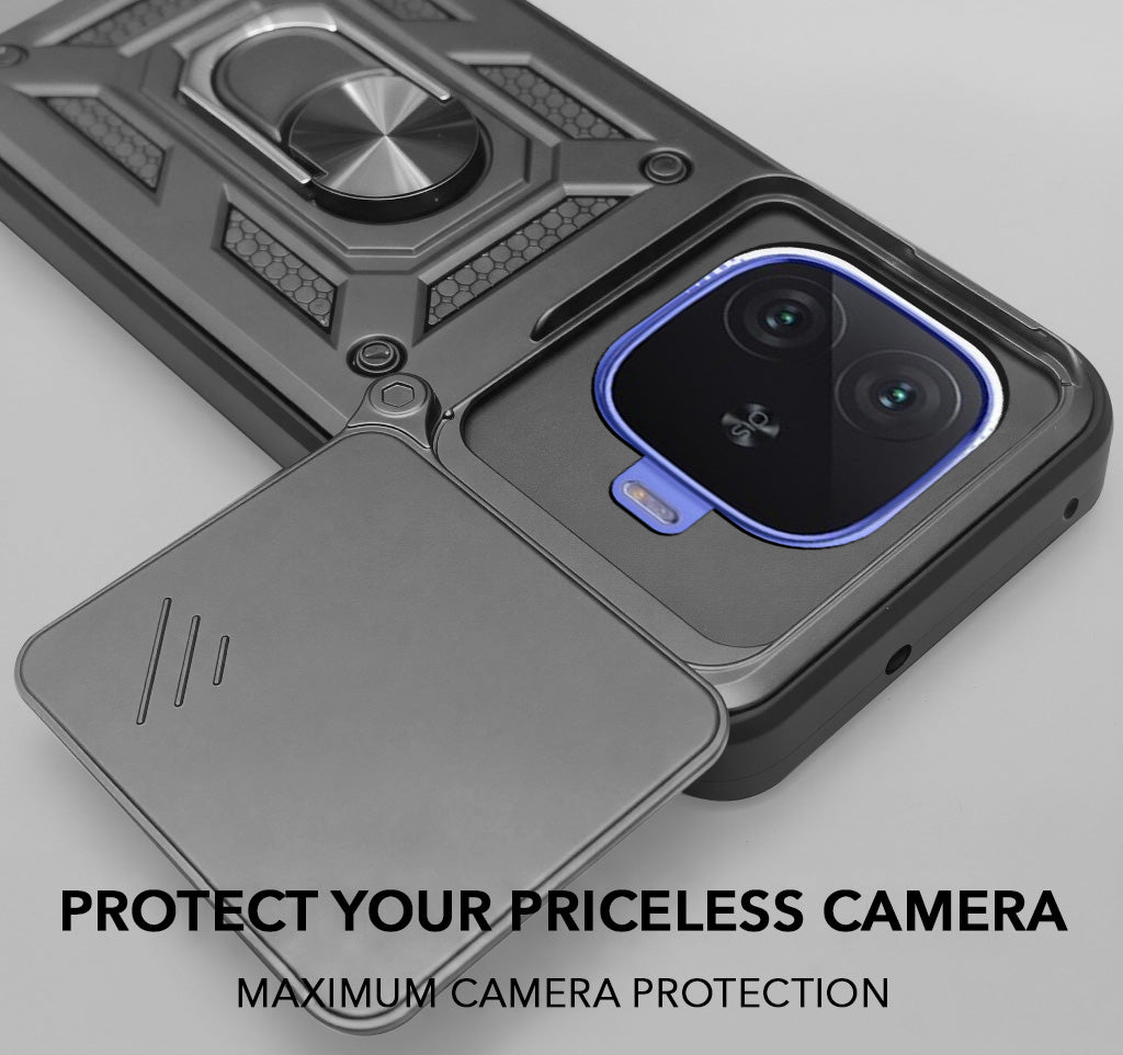 For Vivo iQOO Neo 10R Back Cover Case (Hybrid Dual Armor Polycarbonate)