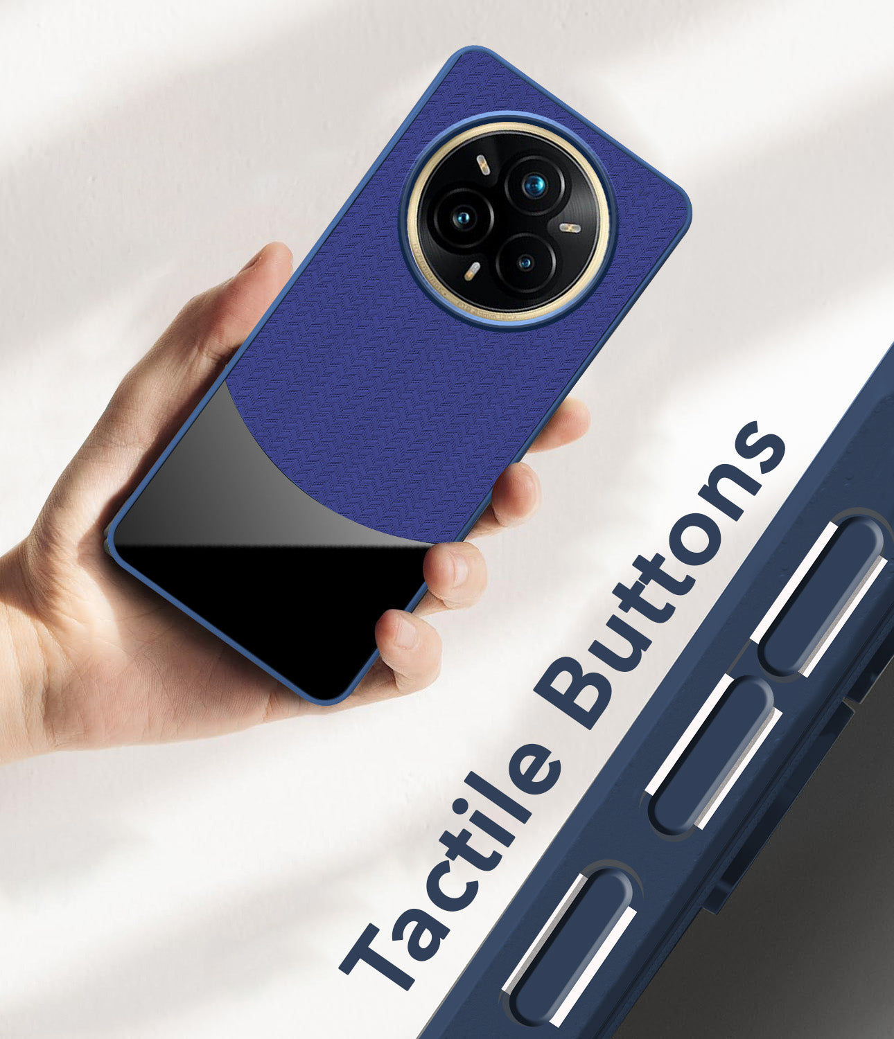 For Realme 14 Pro Plus 5G Silicone Finish Back Cover Case  (Premium Minimalist Professional Feel | Camera Protection Bump)