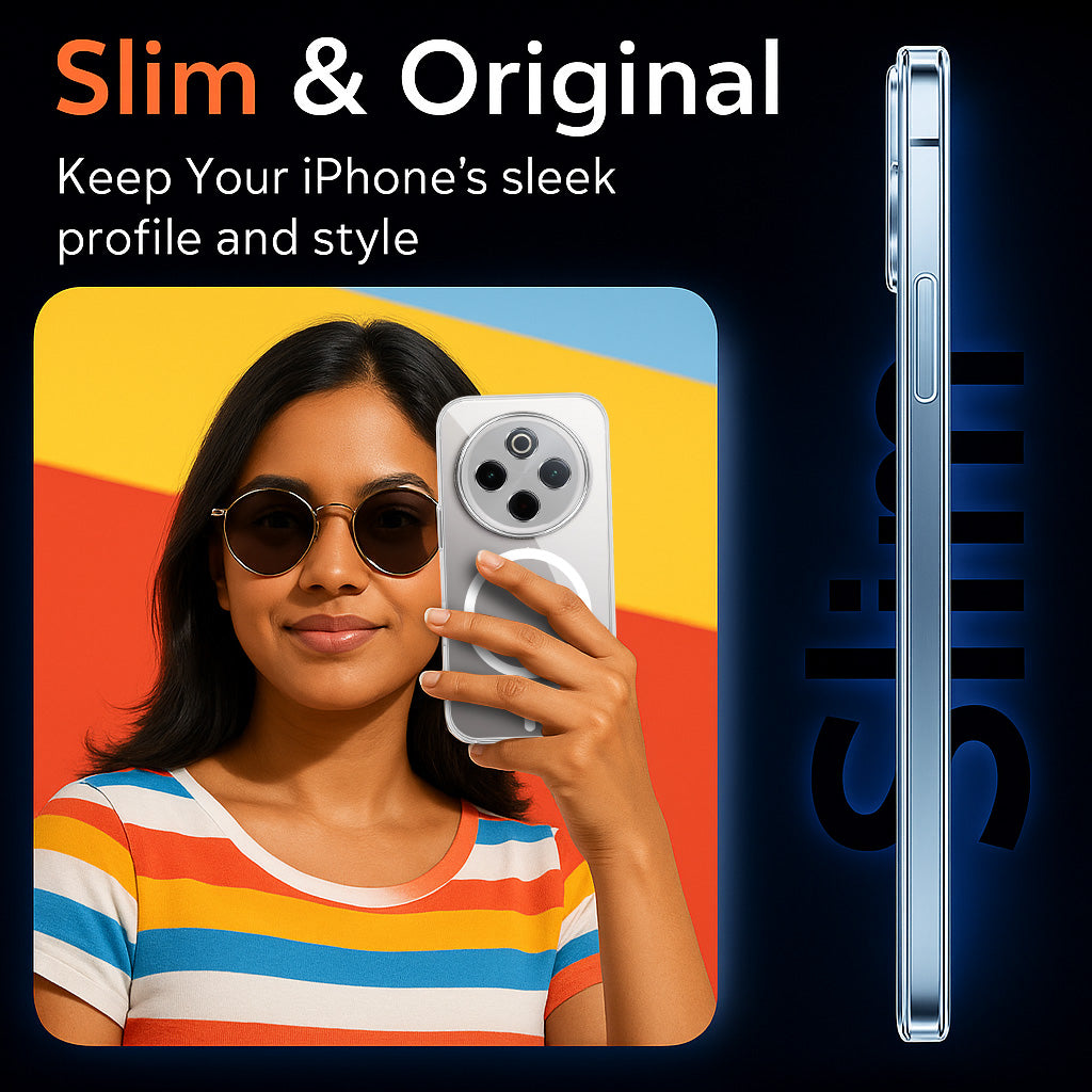 For Vivo T4 Back Cover Case Lifetime Anti-Yellow MagSafe Compatible Clear (Sleek Hard Crystal | Shockproof and Camera Protection)