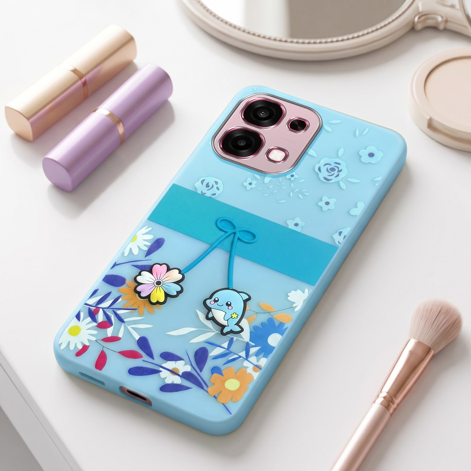 For Oppo F31 5G | Oppo F33 5G Back Cover Case (3D Cute Cartoons | Hard Back Side Soft | Matte Premium Finish | HD Printing)