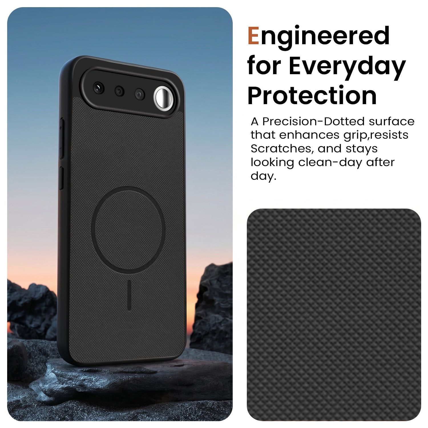 For Realme 16  Back Cover Case PU Leather (Texture Grip Design | Professional Minimalist | Camera Protection | Soft and Flexible)