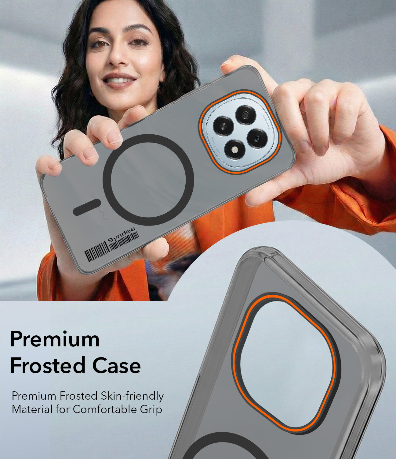 For Oppo F29 Back Cover Case (Soft Touch | Camera Bump Protection | MagSafe Compatible | Matte Finish)