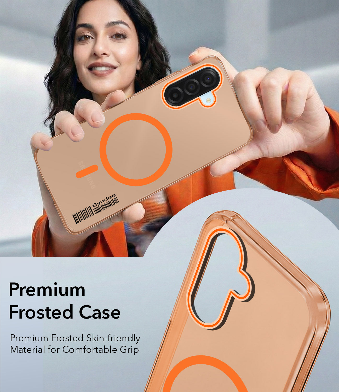 For Samsung Galaxy A16 5G Back Cover Case (Soft Touch | Camera Bump Protection | MagSafe Compatible | Matte Finish)