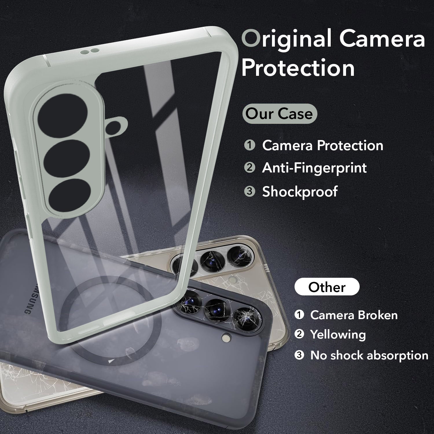 For Samsung Galaxy S26 Plus Back Cover Case Ultra-Hybrid (Lifetime Anti Yellow | Anti Scratch | Crystal Clear Shockproof)