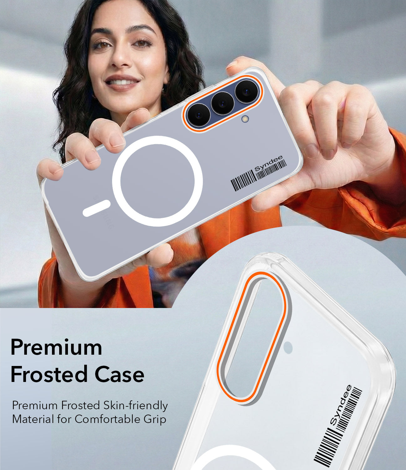 For Samsung Galaxy S25 FE Back Cover Case (Soft Touch | Camera Bump Protection | MagSafe Compatible | Matte Finish)