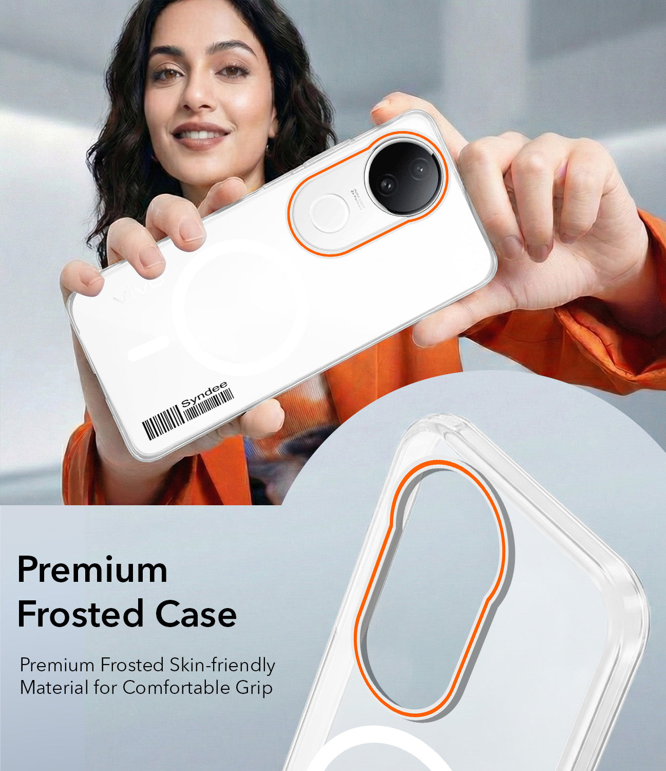For Vivo T4R Back Cover Case (Soft Touch | Camera Bump Protection | MagSafe Compatible | Matte Finish)