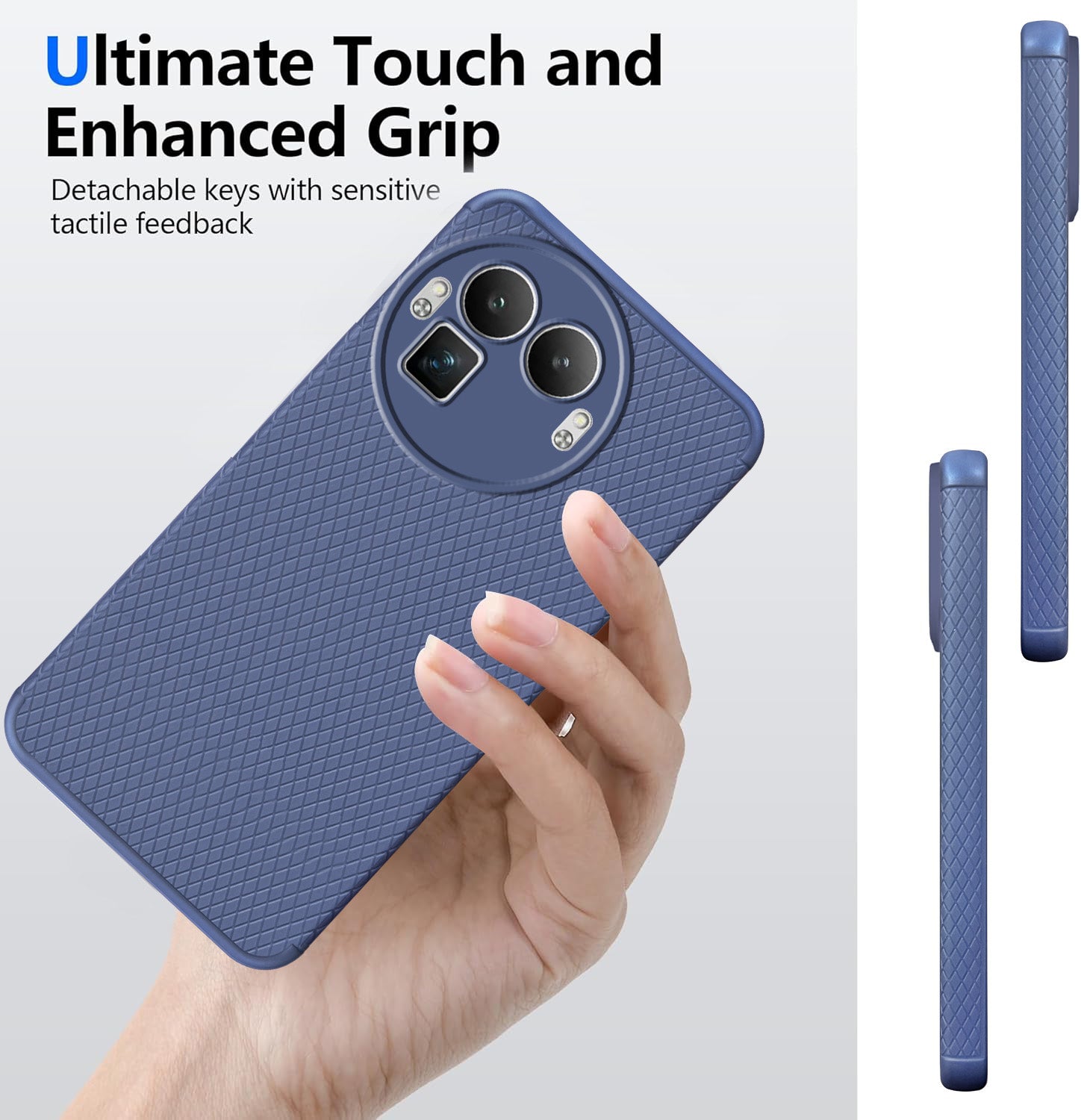 For Realme GT 8 Pro Back Cover Case Liquid Silicone (Camera Protection | Side Grip Texture | Soft and Flexible)