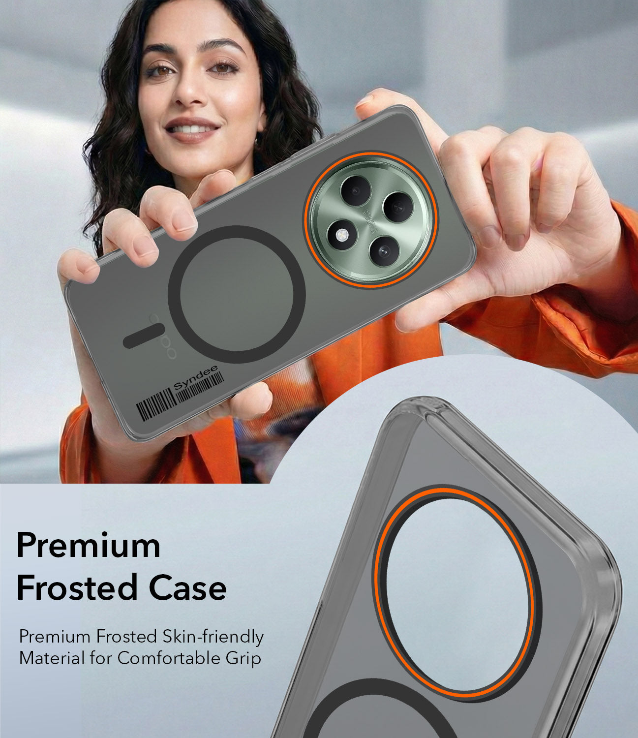 For Oppo F27 5G Back Cover Case (Soft Touch | Camera Bump Protection | MagSafe Compatible | Matte Finish)