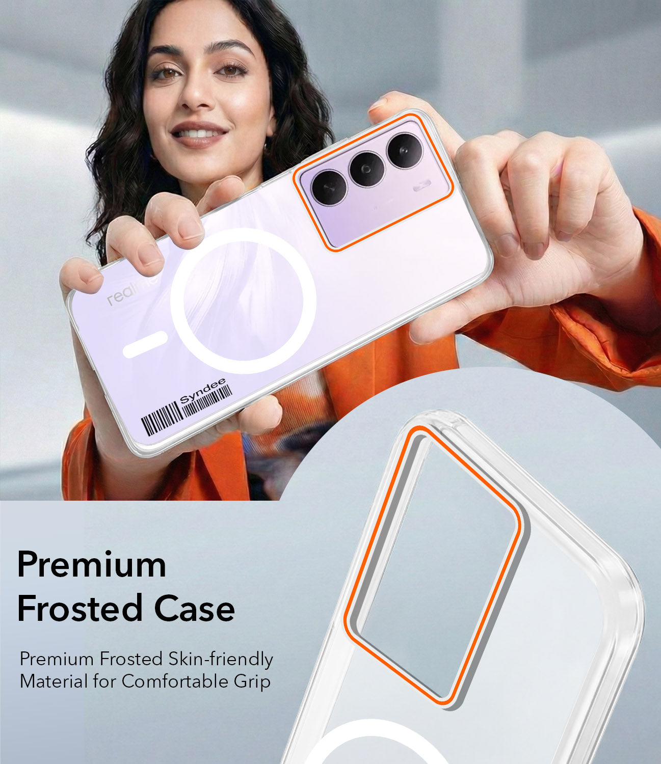 For Realme C75 5G Back Cover Case (Soft Touch | Camera Bump Protection | MagSafe Compatible | Matte Finish)