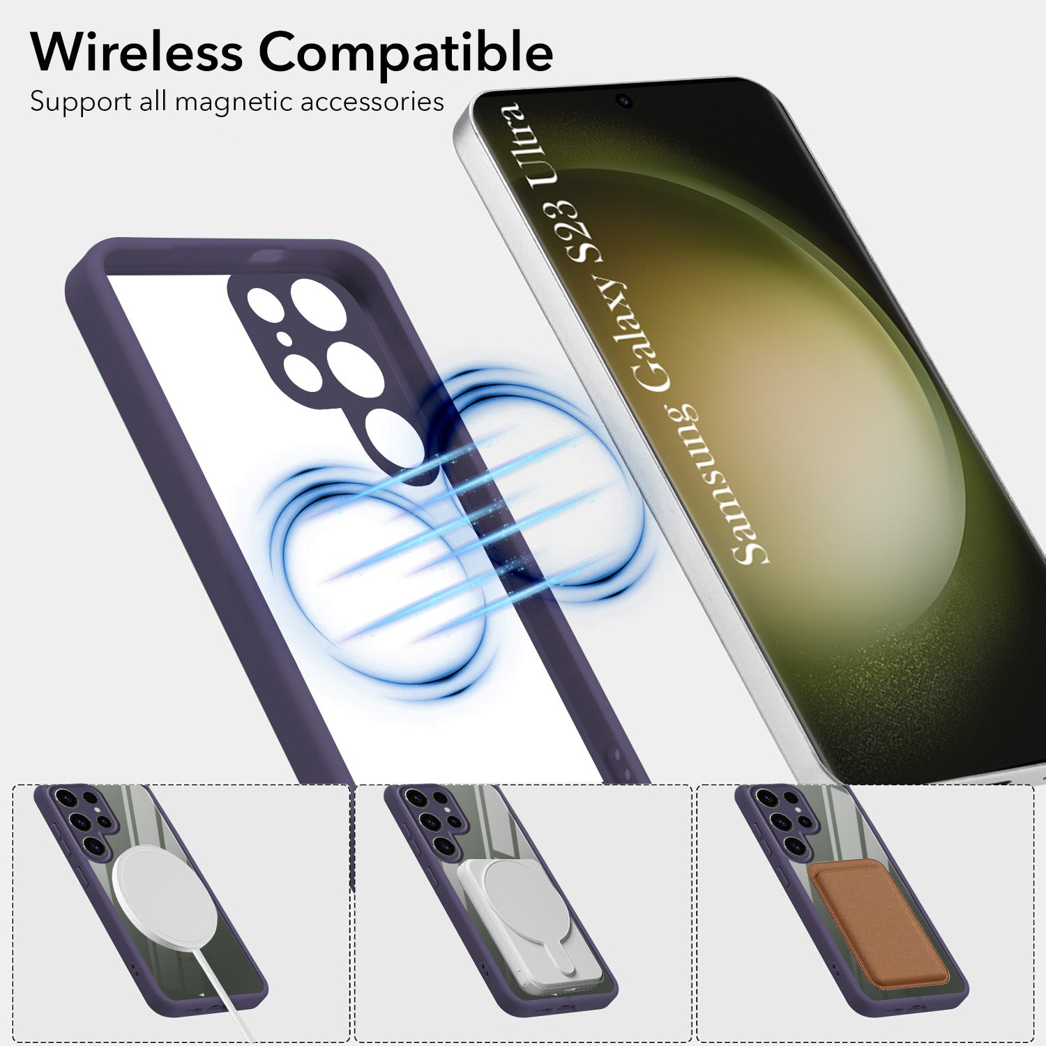 For Samsung Galaxy S23 Ultra Back Cover Case Ultra-Hybrid (Lifetime Anti Yellow | Anti Scratch | Crystal Clear Shockproof)