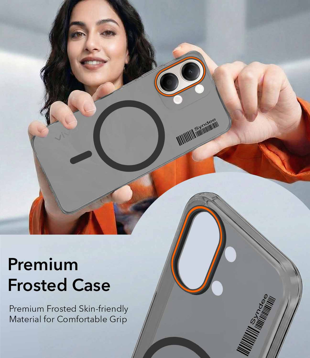 For Vivo Y11 | Vivo Y21 5G Back Cover Case (Soft Touch | Camera Bump Protection | MagSafe Compatible | Matte Finish)