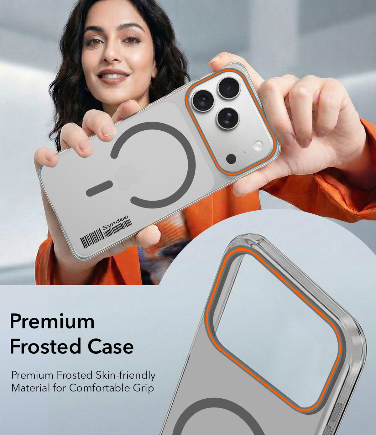 For iPhone 17 Pro | iPhone 18 Pro Back Cover Case (Soft Touch | Camera Bump Protection | MagSafe Compatible | Matte Finish)
