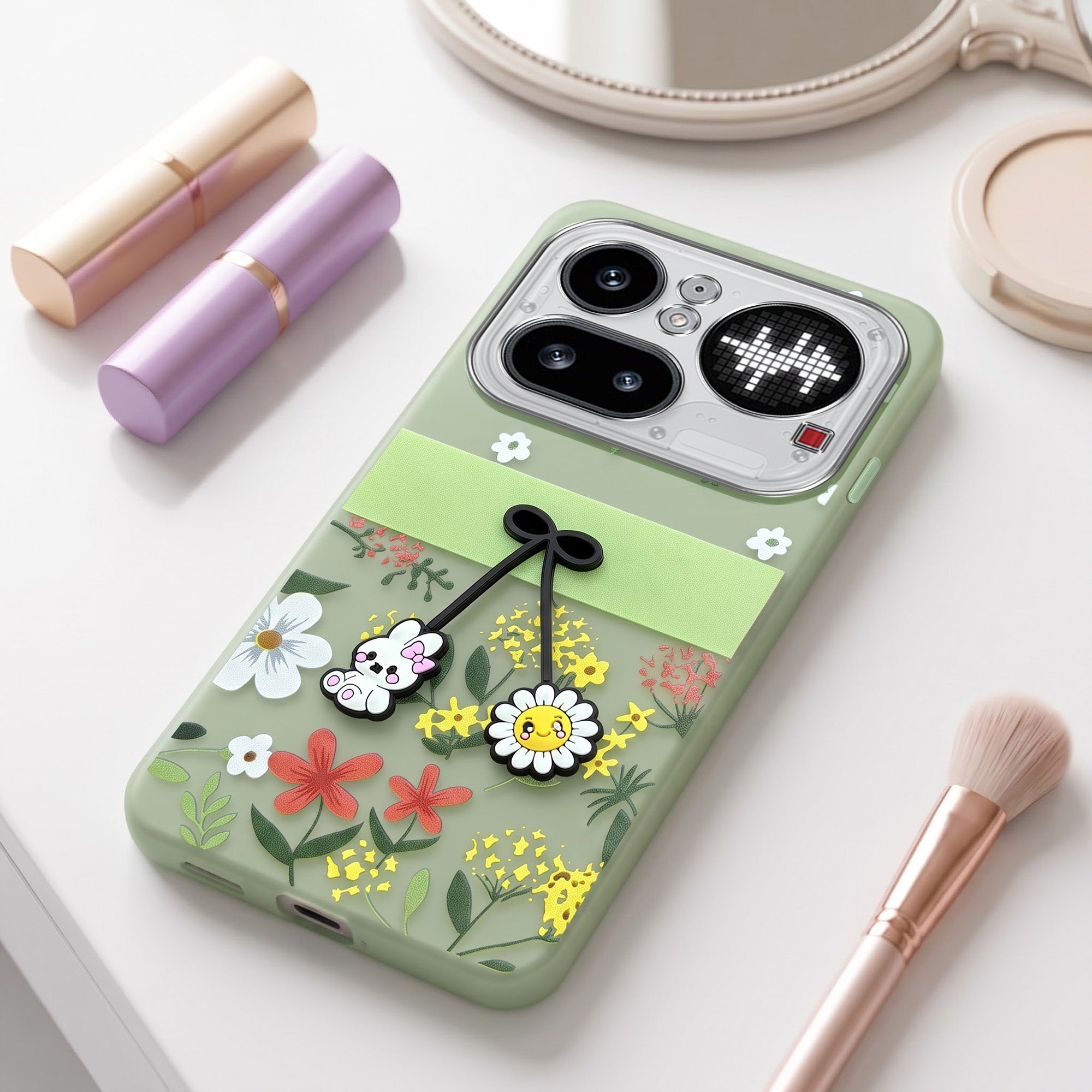For Nothing Phone 4A Pro 5G Back Cover Case (3D Cute Cartoons | Hard Back Side Soft | Matte Premium Finish | HD Printing)