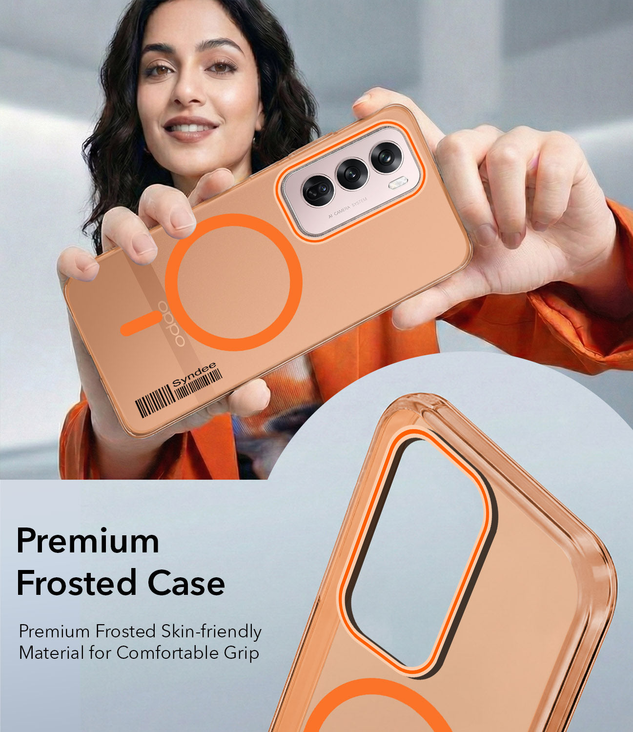 For Oppo Reno12 Pro 5G | Oppo Reno 12 Pro 5G Back Cover Case (Soft Touch | Camera Bump Protection | MagSafe Compatible | Matte Finish)