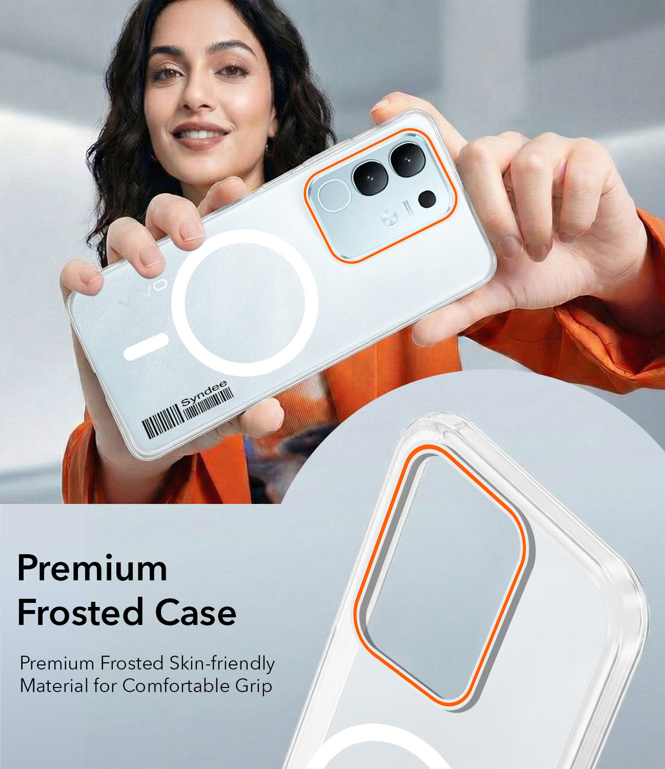 For Vivo T4x | Vivo Y31 Pro Back Cover Case (Soft Touch | Camera Bump Protection | MagSafe Compatible | Matte Finish)