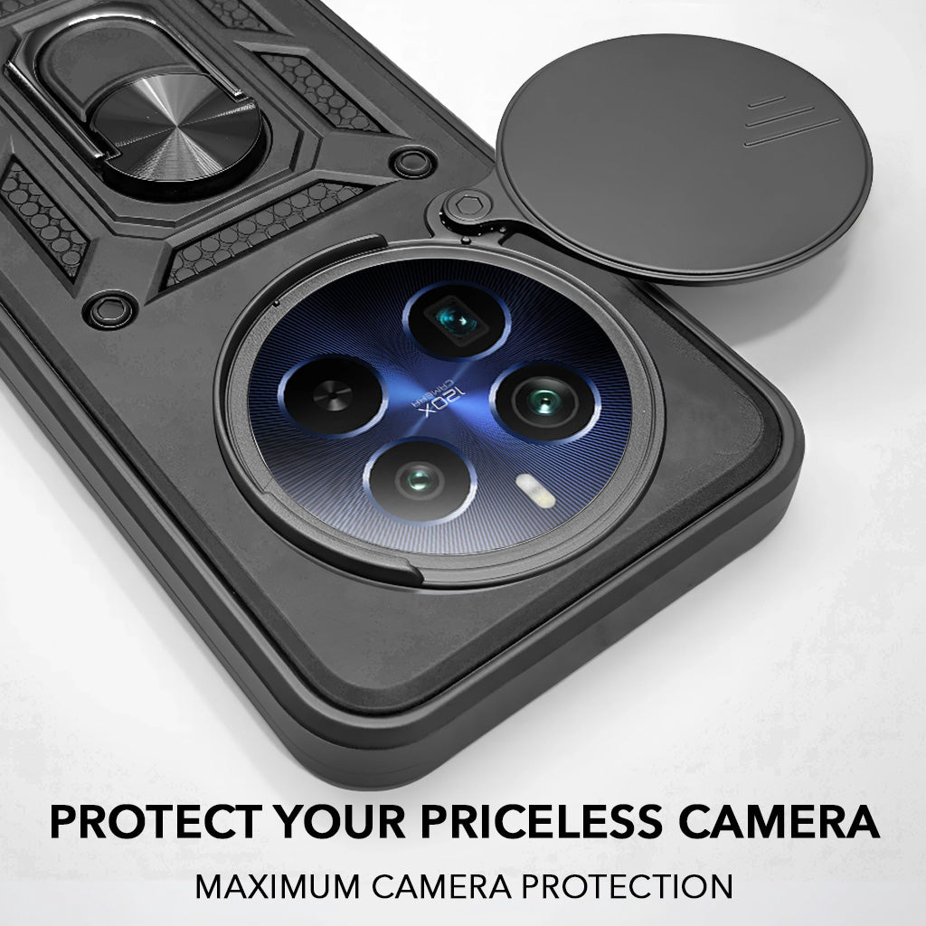 For Realme 12 Pro Plus | Realme 12 Pro Back Cover Case (Hybrid Dual Armor Polycarbonate)