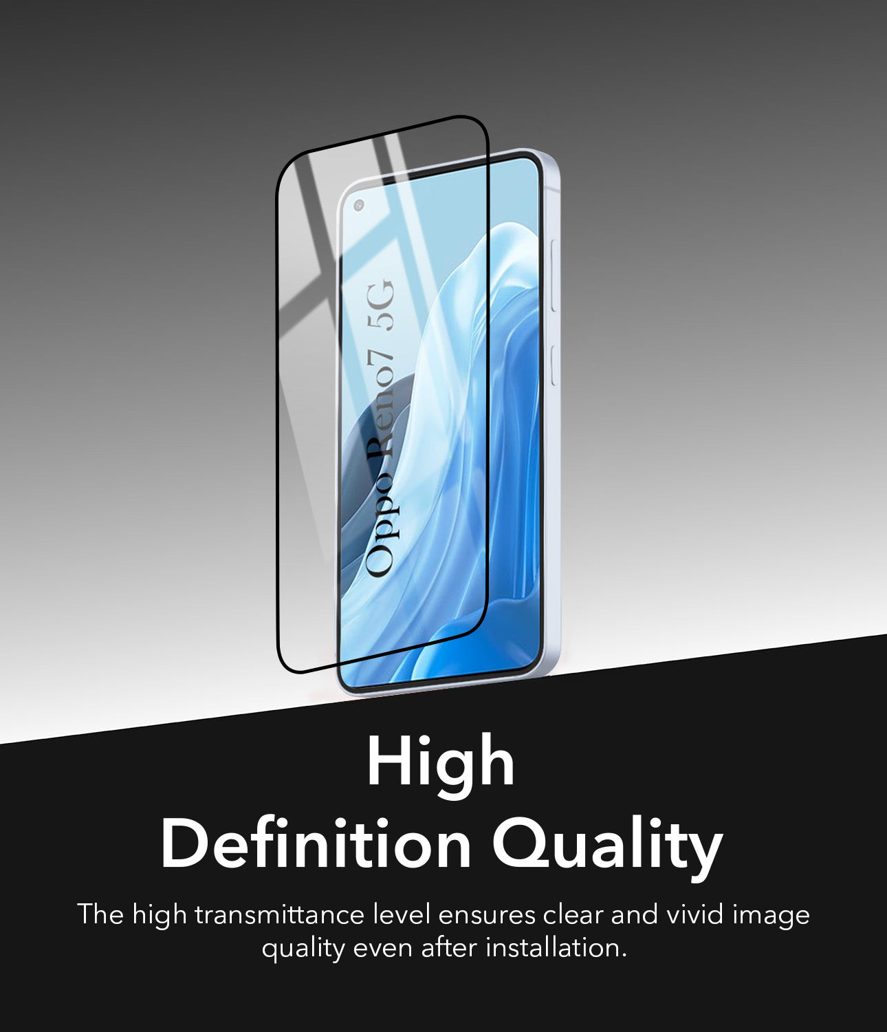 (Pack of 2) Tempered Glass For Oppo Reno7 5G | Reno 7 5 Military-Grade Gorilla  Screen Protector With Installation Kit | Shatterproof, Full Coverage, HD Clear, Scratch Resistant