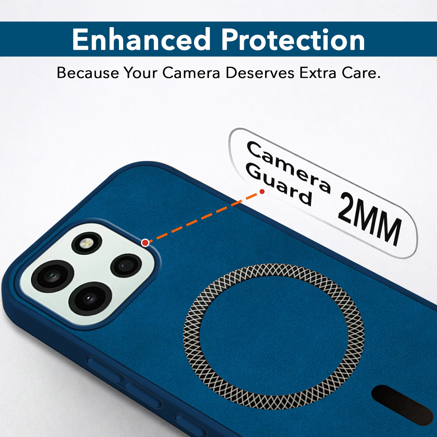 For OnePlus Nord 6 Back Cover Case Leather Finish (MagSafe Compatible Wireless Charging | Soft Touch | Camera Bump Protection)