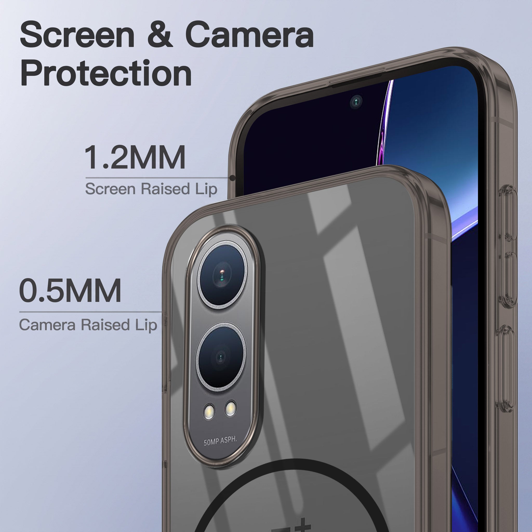 For OnePlus Nord CE 5G Back Case Cover Crystal Anti Yellow (Unbreakable PC | MagSafe Wireless Charging Support |Camera Protection Bump)