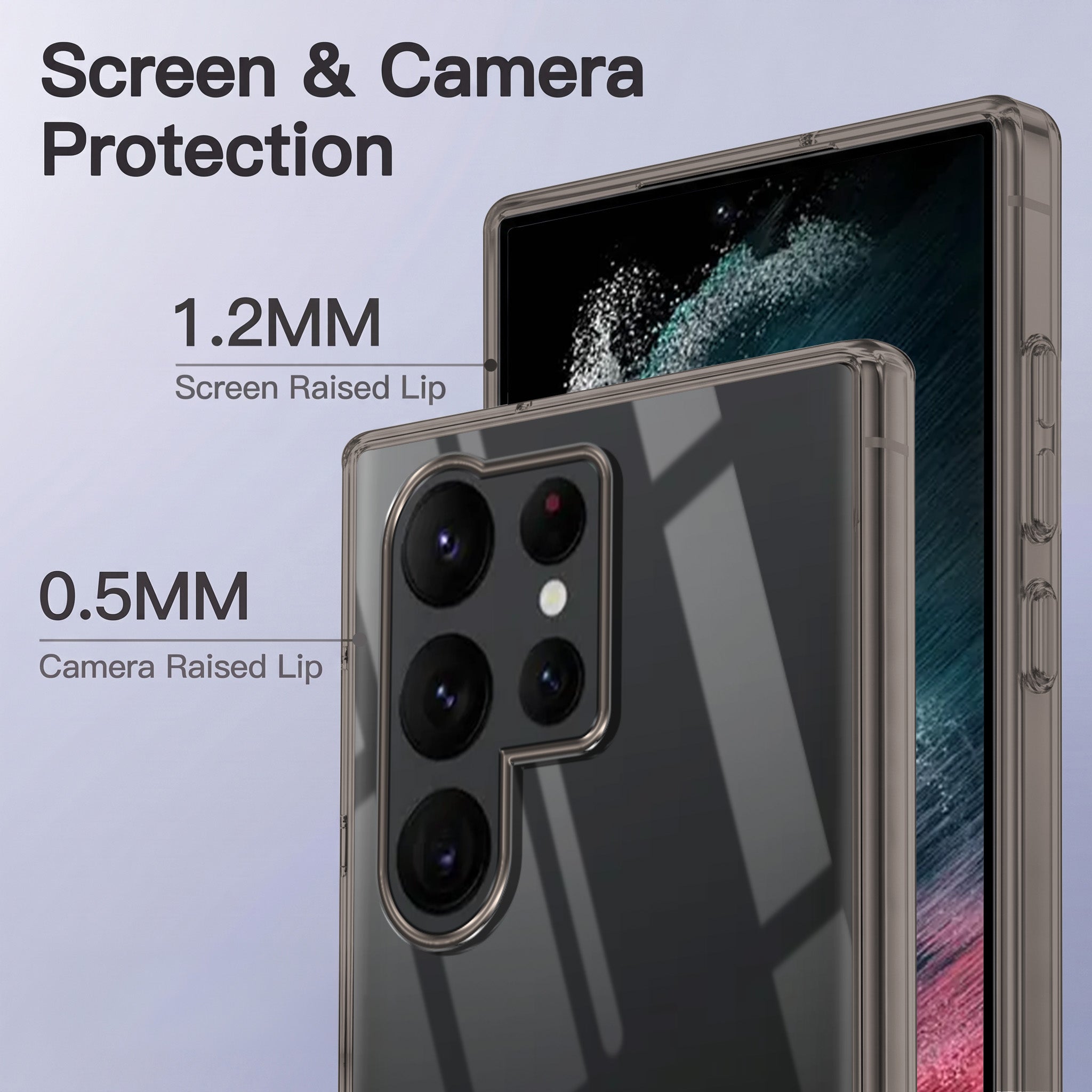 For Samsung Galaxy S22 Ultra 5G Back Case Cover Crystal Anti Yellow (Unbreakable PC | MagSafe Wireless Charging Support |Camera Protection Bump)