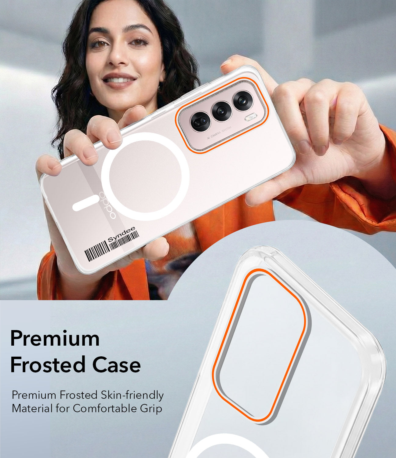 For Oppo Reno12 Pro 5G | Oppo Reno 12 Pro 5G Back Cover Case (Soft Touch | Camera Bump Protection | MagSafe Compatible | Matte Finish)