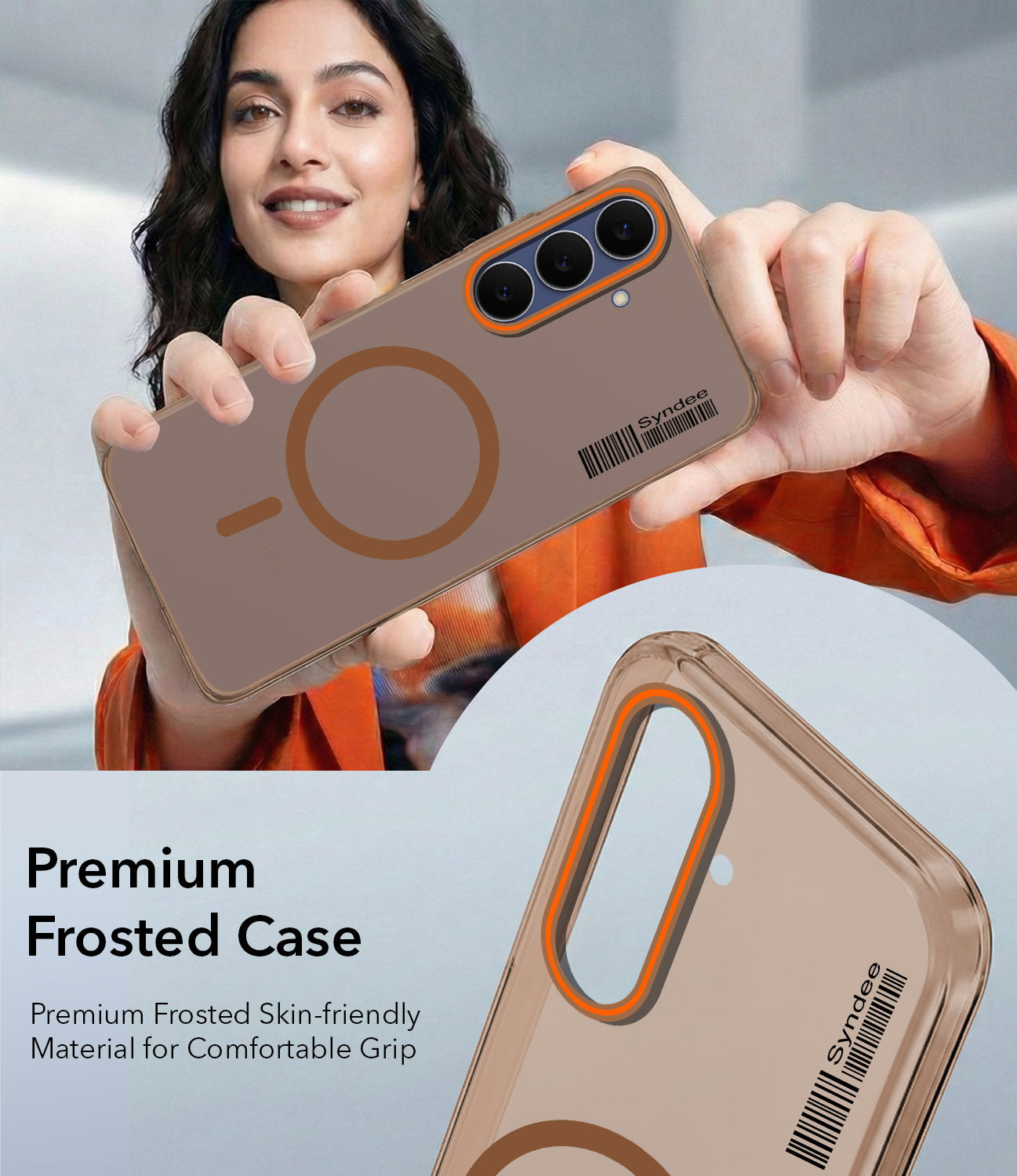 For Samsung Galaxy S25 FE Back Cover Case (Soft Touch | Camera Bump Protection | MagSafe Compatible | Matte Finish)